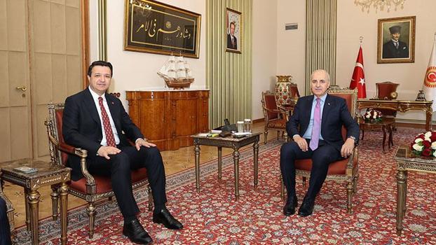 TBMM Başkanı Kurtulmuş, Arıkan'ı kabul etti