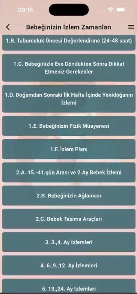 Annelik Yolculuğu mobil uygulaması bir hafta sonra kullanımda