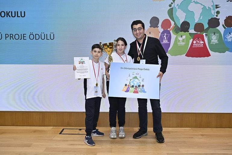 Öğrenciler, doğayı korumak için sundukları çevre projeleriyle ödül kazandı